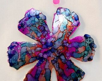 Flower Ornaments Recycled Aluminum cans