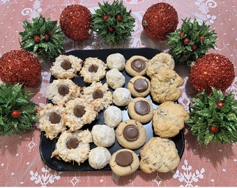 Christmas Traditional Holiday Cookies Assortment Party Cookies Cookie Gift Box 1 LB