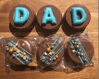 Fathers Day Chocolate Covered Oreos