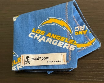 LA Chargers NFL EDC Hank.  Every Day Carry Handkerchief w/microfiber.