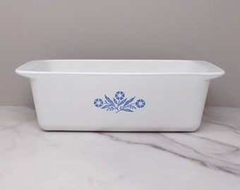 Vintage Corningware Loaf Pan (P-315-B) - 2 Qt. / 9x5x3, Blue Cornflower (1969-72)