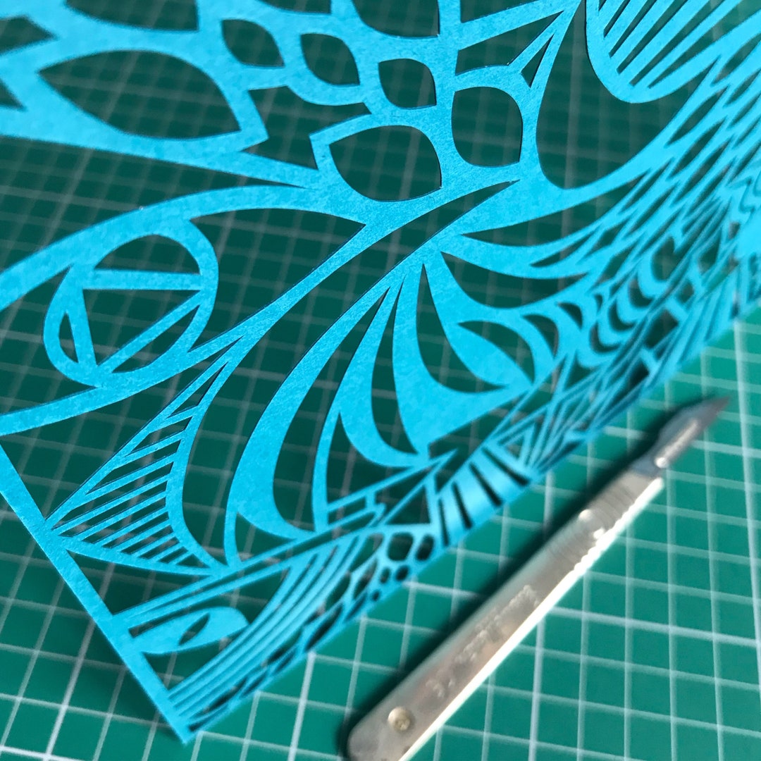 Abstract Totally Freehand Hand Cut Papercut Wall Art Decor - Etsy