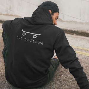 Bad Culture X Find The Wayf Surf Black Hoodie Unisex image 1