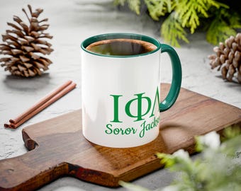 Mug Iota Phi Lambda : cadeau de sororité personnalisé, ajoutez votre nom (11 oz, 15 oz)