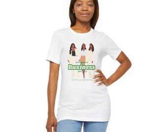 Iota Phi Lambda Sorority Tee, Standing on Business, Unisex Jersey