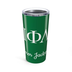 Iota Phi Lambda Tumbler 20oz, Sorority Gift, Mother&#39;s Day, Personalize