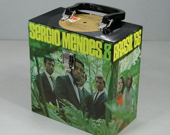 Record Case 7-inch Vinyl 45 - Handmade from Recycled Records - Sergio Mendes and Brasil '66