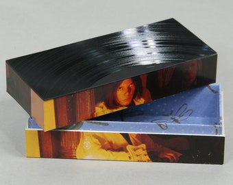 Mini Groove Box - Handmade from Recycled Vinyl Record Neil Young Decade