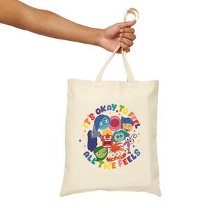 Emotionaler Ausdruck Baumwollsegeltuch-Einkaufstasche, umweltfreundliche Tasche, Geschenk für Freunde, Spaß täglichen Gebrauch, Kunstliebhaber-Einkaufstasche