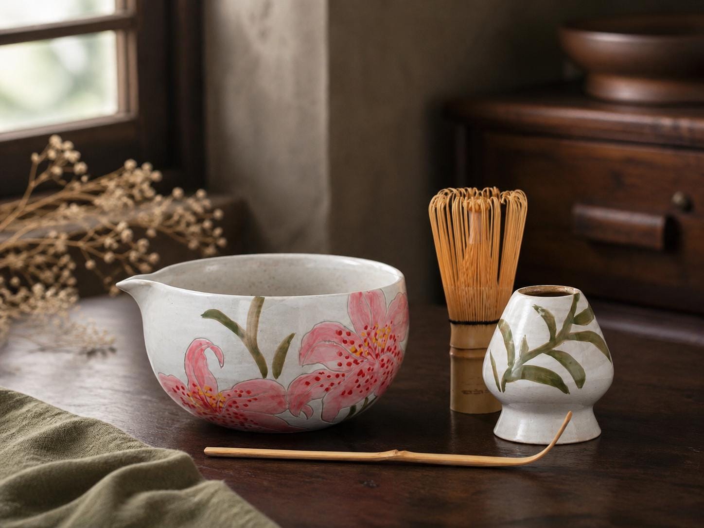 Hibiscus Matcha Bowl - Etsy