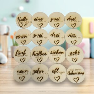 Meilensteinkarten Baby - 16er Set