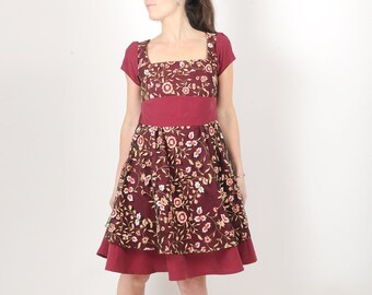 Crimson Red Bridal Set
