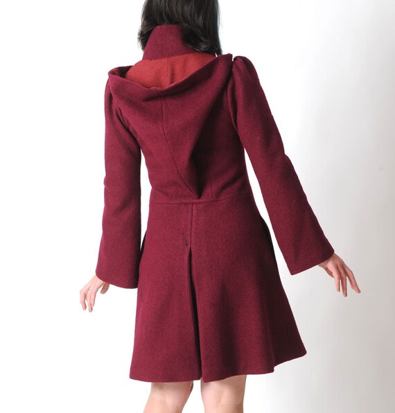 manteau framboise femme