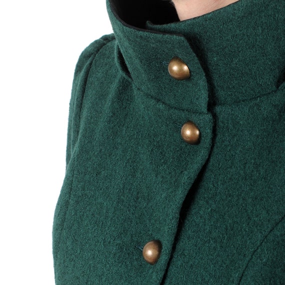 manteau hiver femme vert foncé