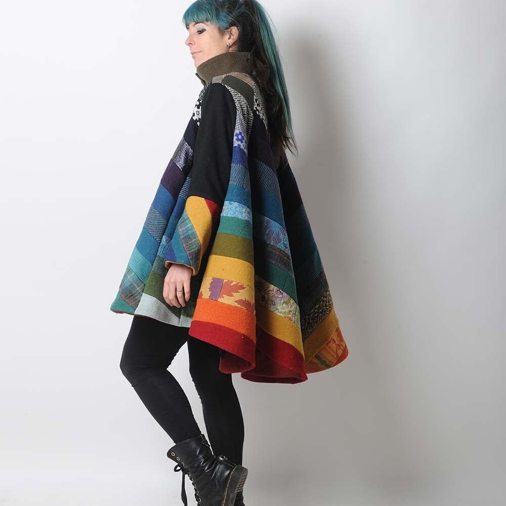 cape manteau hiver femme