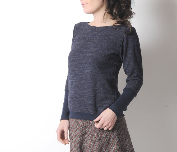dark blue sweater