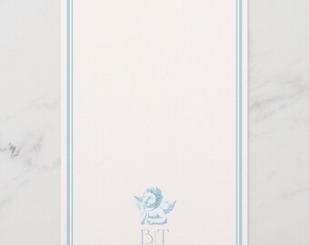 Coquette Personal Stationary | Preppy Personal Notecard | Baroque Personalized Office Supplies | Grandmillenial Personalized Stationery
