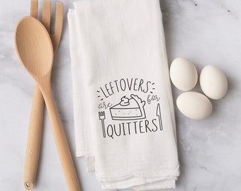 Leftovers Tea Towel -Kitschy Kitchen Collection