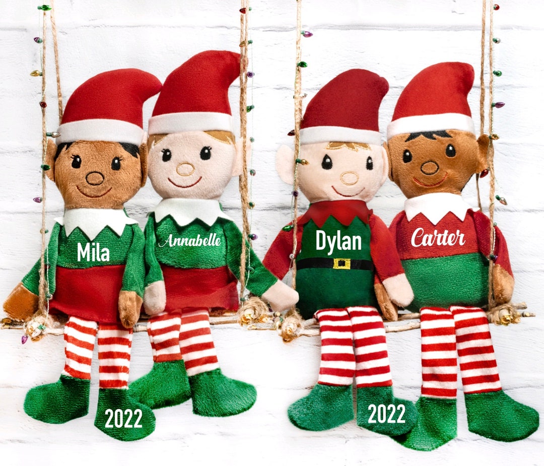 Personalized Plush Elves 3 Skin Tones - Etsy