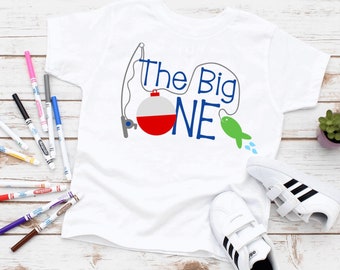 The Big One First Birthday Fishing Shirt Bodysuit