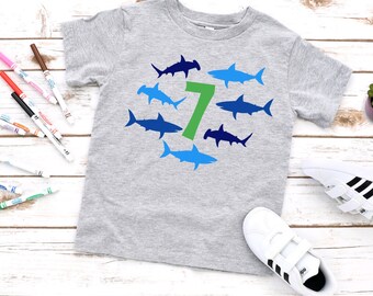 Shark Birthday Shirt
