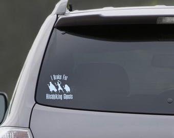 Hitchhiking Ghosts Car Decal