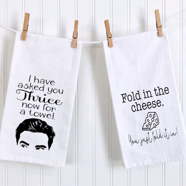 Schitt’s Creek Inspired Tea Towels