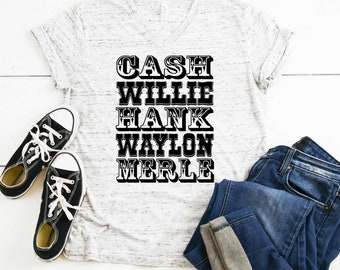 Legends of Country Music Tee or Tank