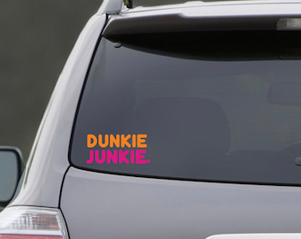 Dunkie Junkie Vinyl Decal