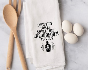 Chloroform Tea Towel - Kitschy Kitchen Collection