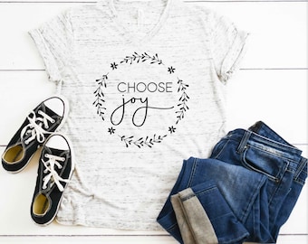 Choose Joy V-Neck Tee