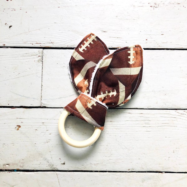 Football Teether Etsy