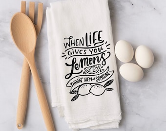 When Life Gives You Lemons Geschirrtuch - Kitschy Kitchen Collection