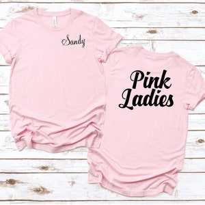 Pink Ladies Personalized Tee Toddler Youth Adult