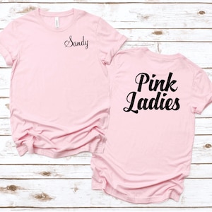 Pink Ladies Personalized Tee Toddler Youth Adult