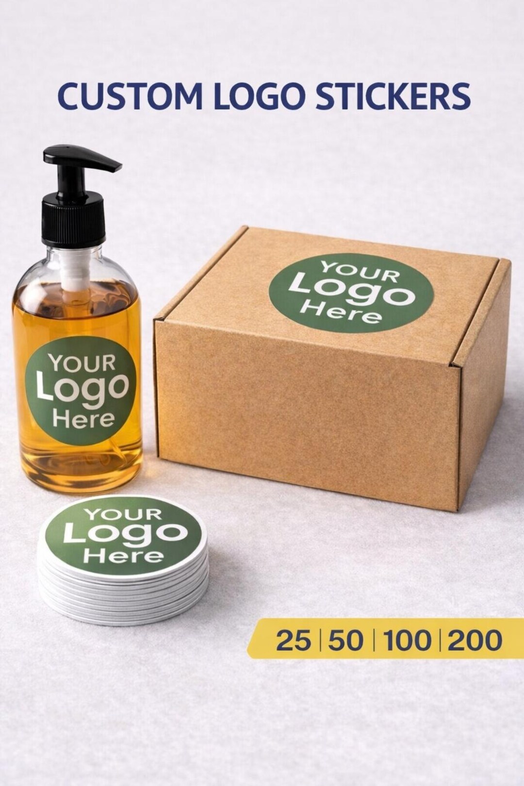 Custom Die Cut Logo Sticker Business Label Waterproof Vinyl Decal - Etsy