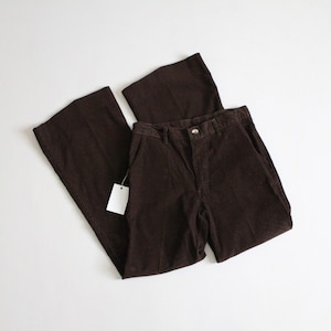 1970s bell bottoms | flared brown corduroys | vintage 70s pants