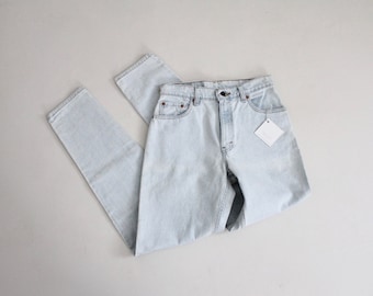 Jeans Levis deadstock / Levi's 550 vintage / denim a vita alta