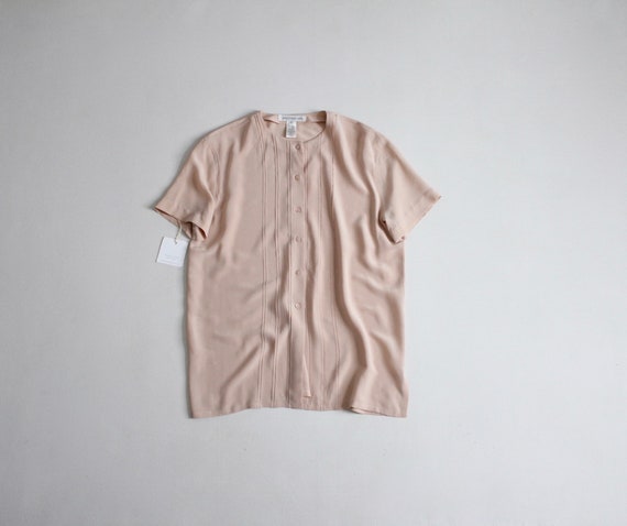 ballet pink blouse | pink silk blouse | silk pintu