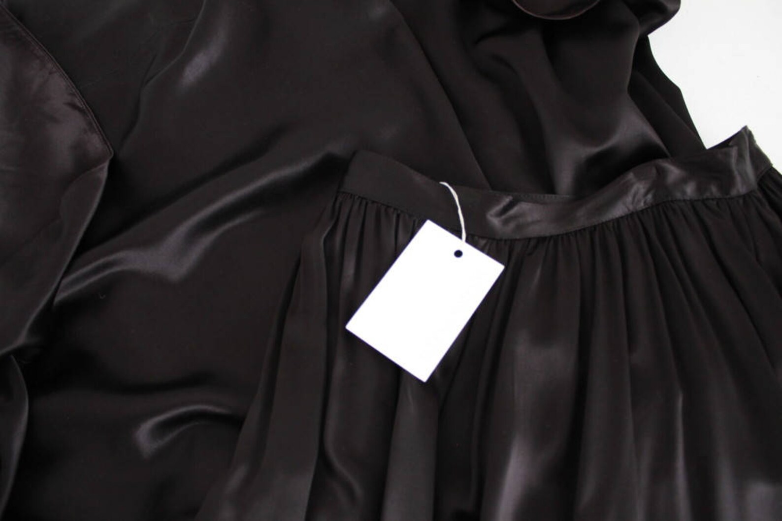 Full Black Maxi Skirt Black Evening Skirt Shiny Black Skirt - Etsy