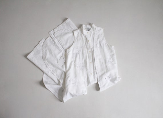 crisp layered dress | white tunic dress | cut out