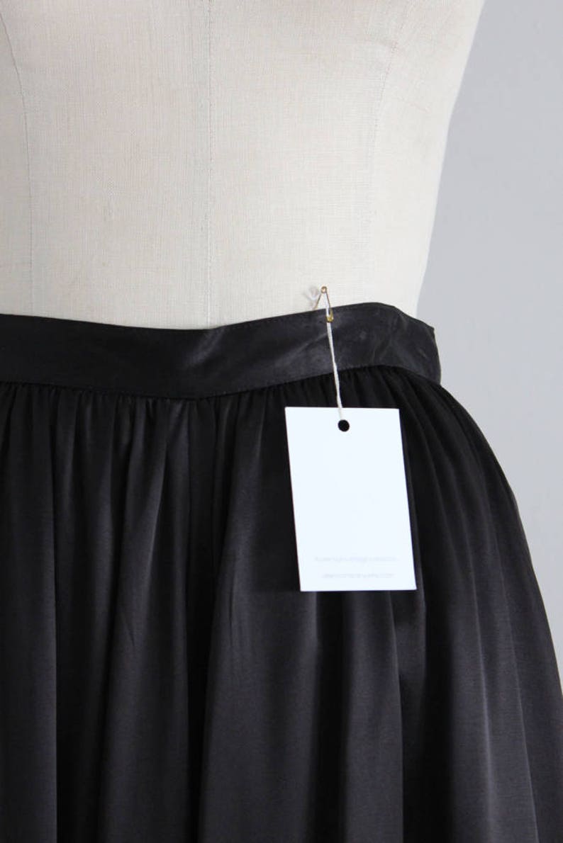 Full Black Maxi Skirt Black Evening Skirt Shiny Black Skirt - Etsy