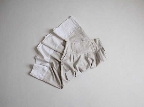beige linen skirt | long beige skirt | linen midi… - image 1