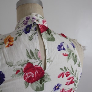 floral garden dress 100% cotton dress full floral dress image 6