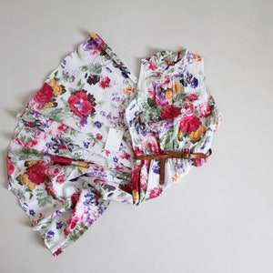 floral garden dress 100% cotton dress full floral dress image 8