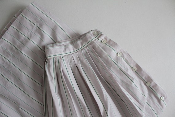 ticking stripe skirt | vintage Ralph Lauren skirt… - image 3