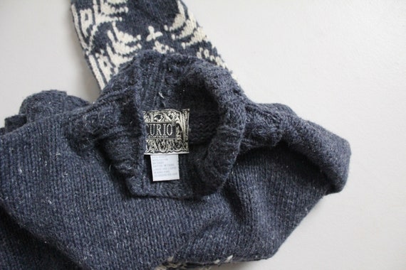 cropped snowflake sweater | gray cotton sweater |… - image 5