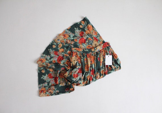 green rose skirt | vintage Ralph Lauren skirt | fu