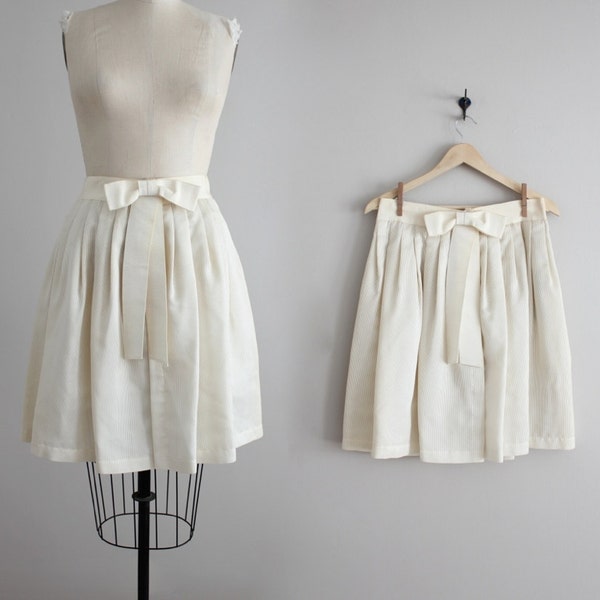 ribbon wrap skirt / full skirt / bow skirt