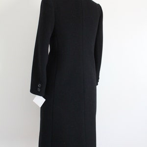 black wool coat long wool coat long city coat image 8